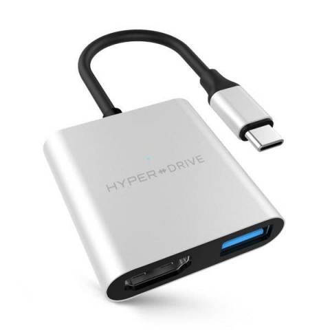 Cổng Chuyển HyperDrive 4K HDMI 3-in-1 USB-C Hub for MacBook, PC & Devices (HD259A)