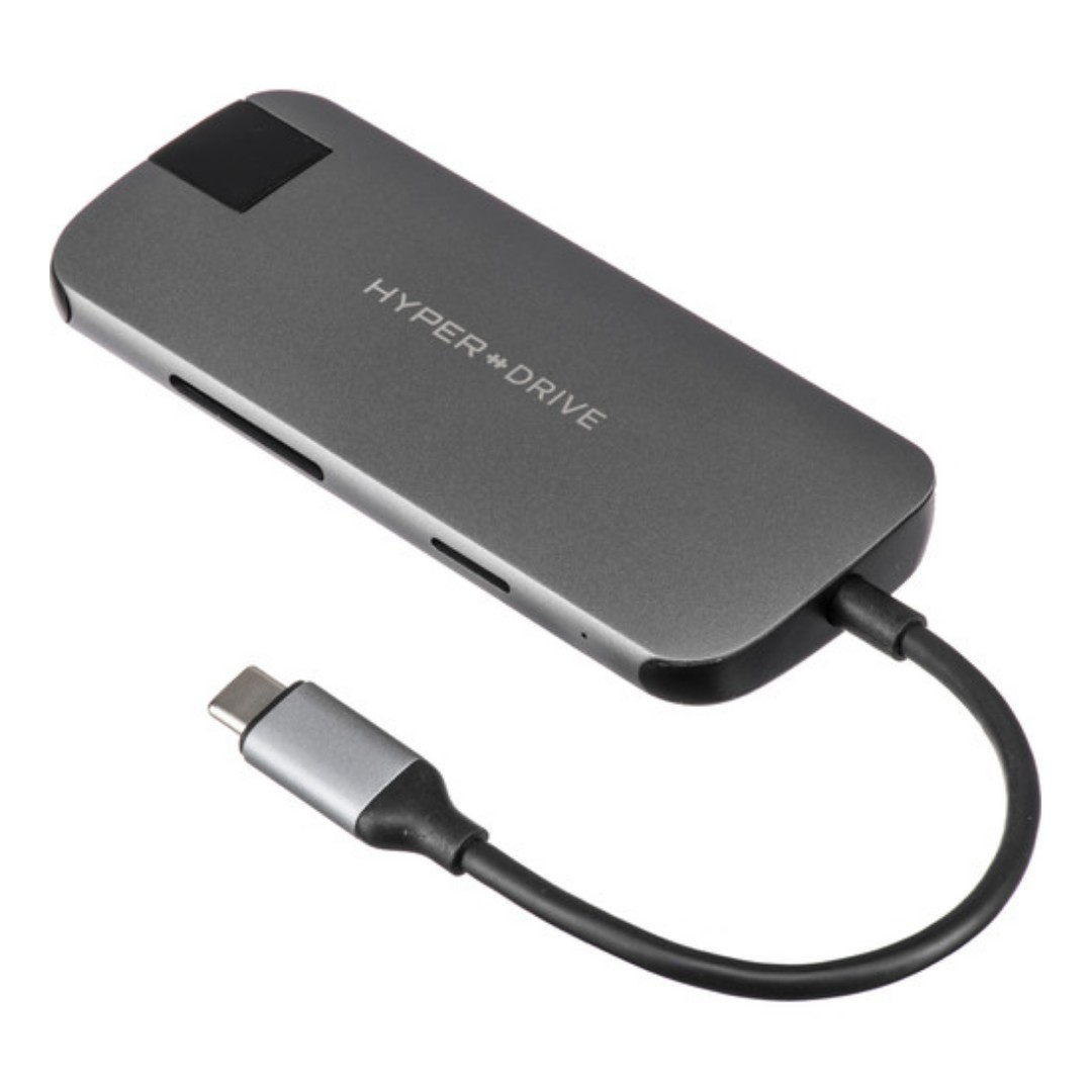 Cổng Chuyển Hyperdrive SLIM USB-C Multi Port Hub for MacBook, PC & Devices (HD247B)