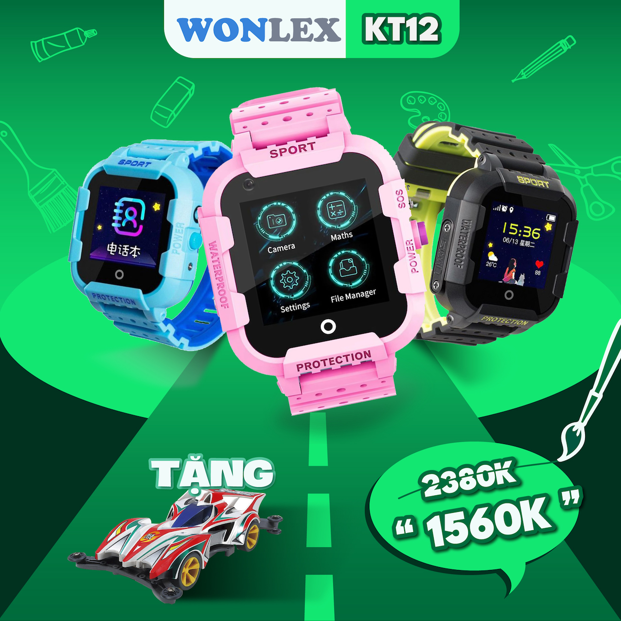 Đồng hồ định vị Wonlex KT12