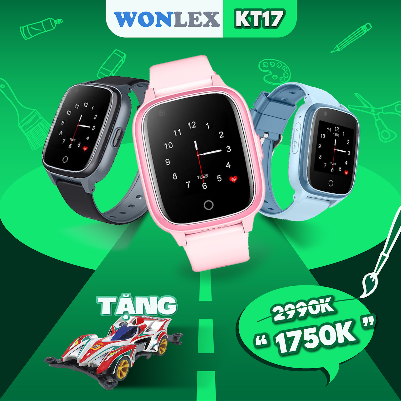 Đồng hồ định vị Wonlex KT17