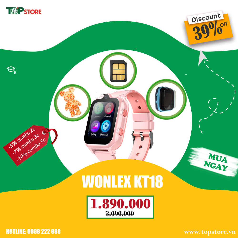 Đồng hồ định vị Wonlex KT18