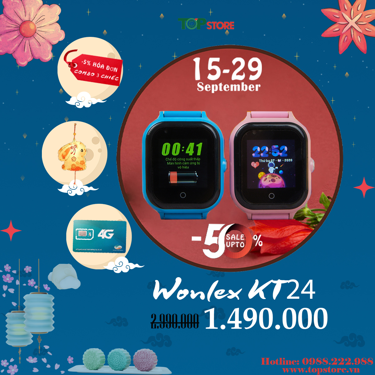 Đồng hồ định vị Wonlex KT24