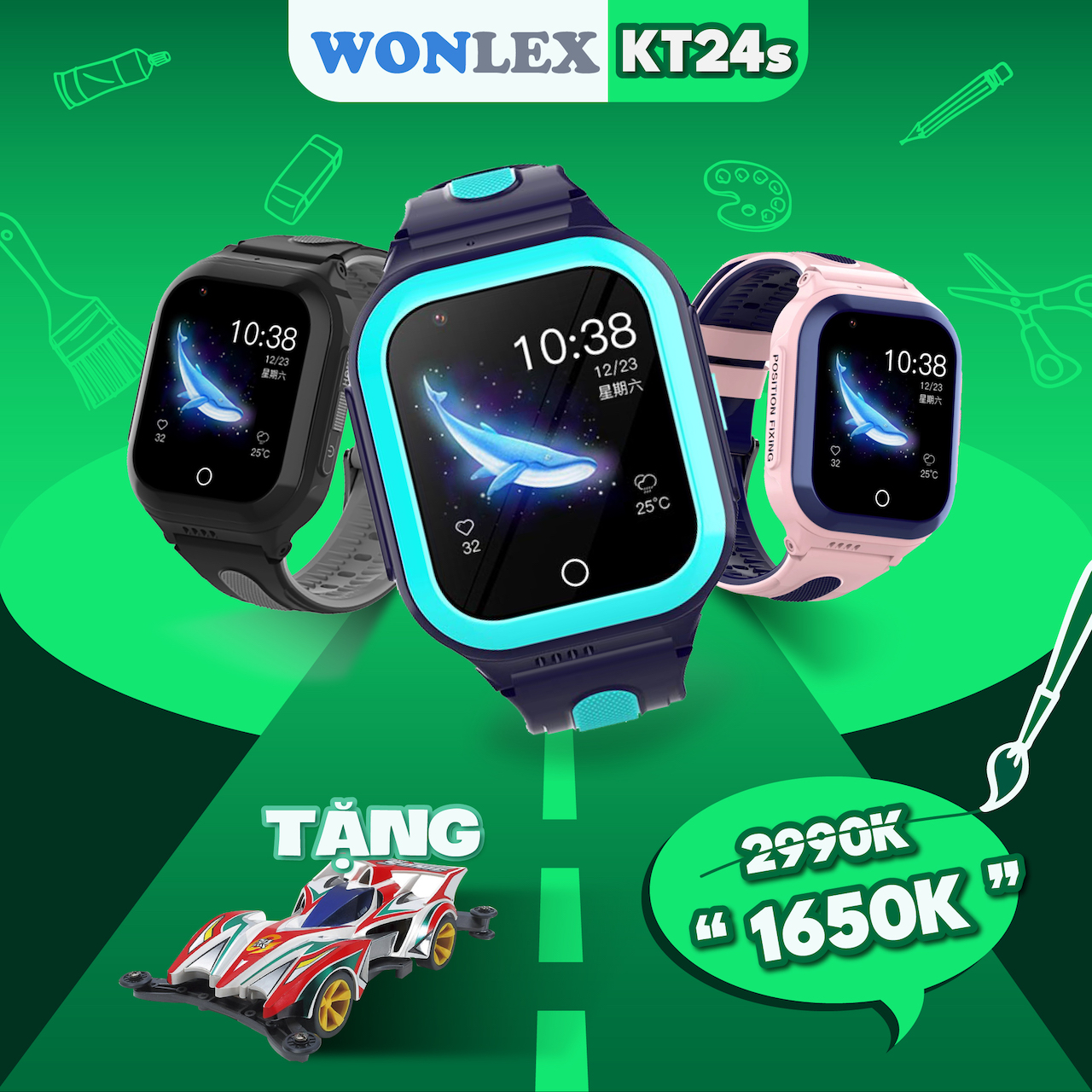 Đồng hồ định vị Wonlex KT24S
