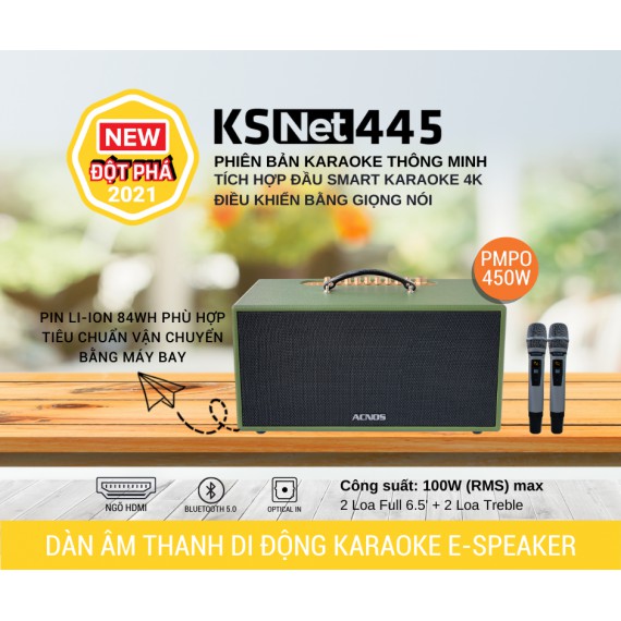Loa Karaoke Di Động Acnos KSnet445