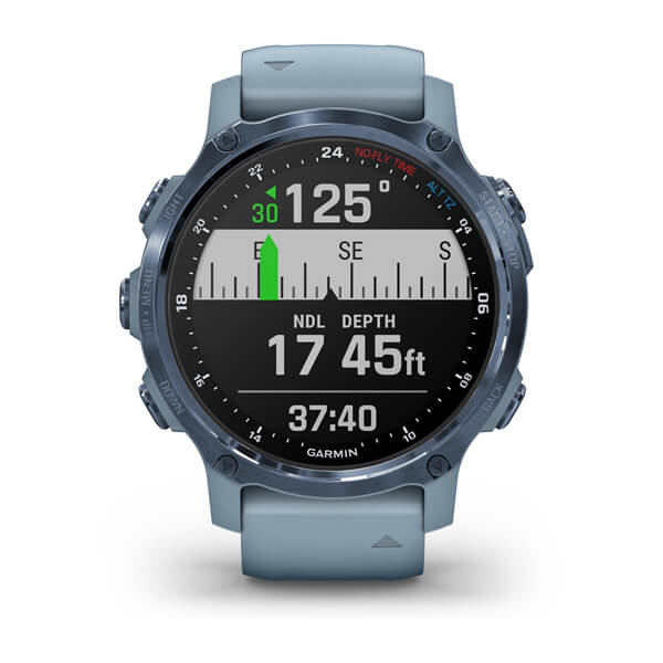 Đồng Hồ Thông Minh Garmin Descent Mk2S Mineral Blue with Sea Foam Silicone Band