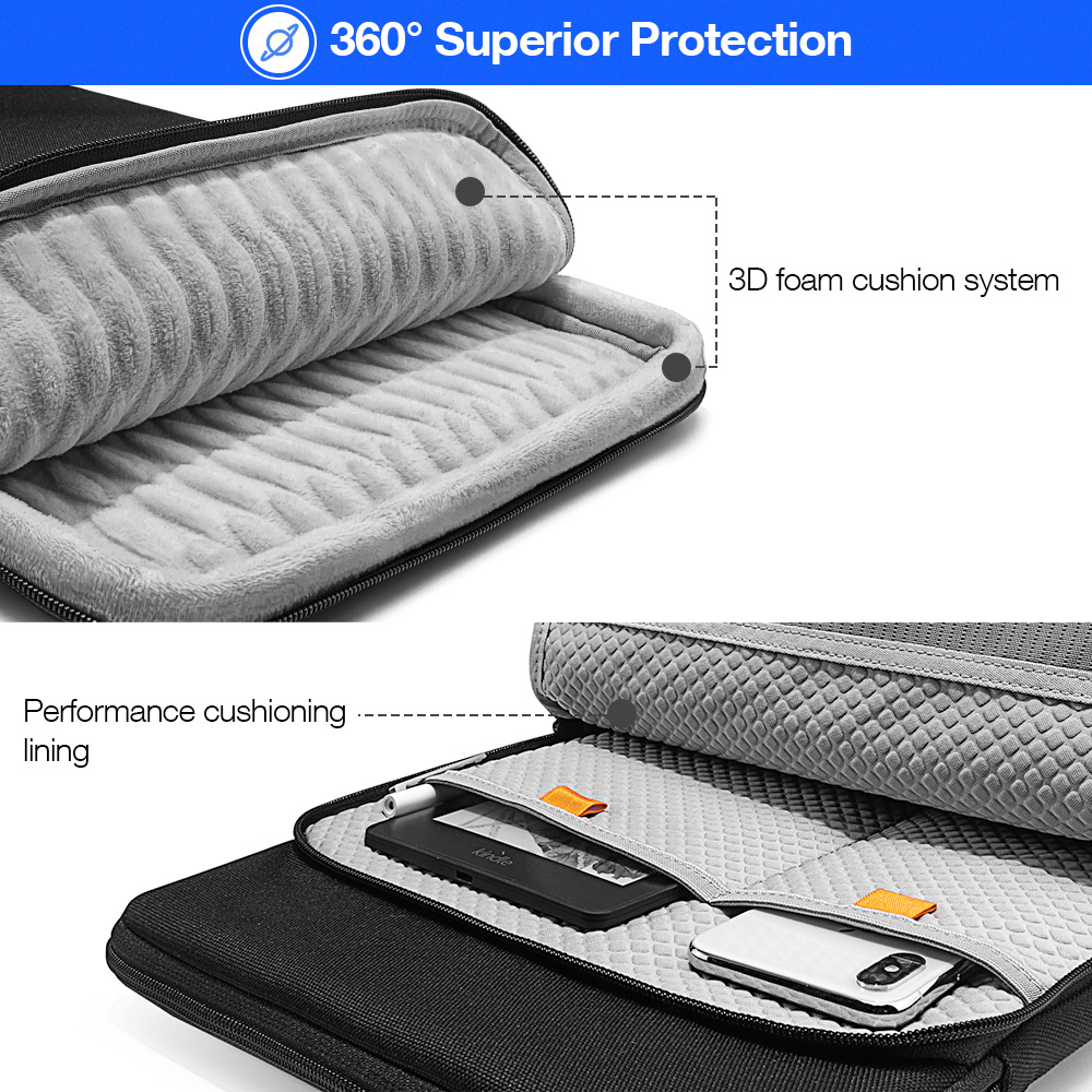 Túi Xách Chống Sốc Tomtoc (USA) 360° Protection Premium Macbook Pro/Air 13'' New (H13-C02G)
