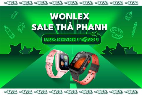 Đồng hồ định vị Wonlex sale "thả phanh" 1 tặng 1 tại Topstore