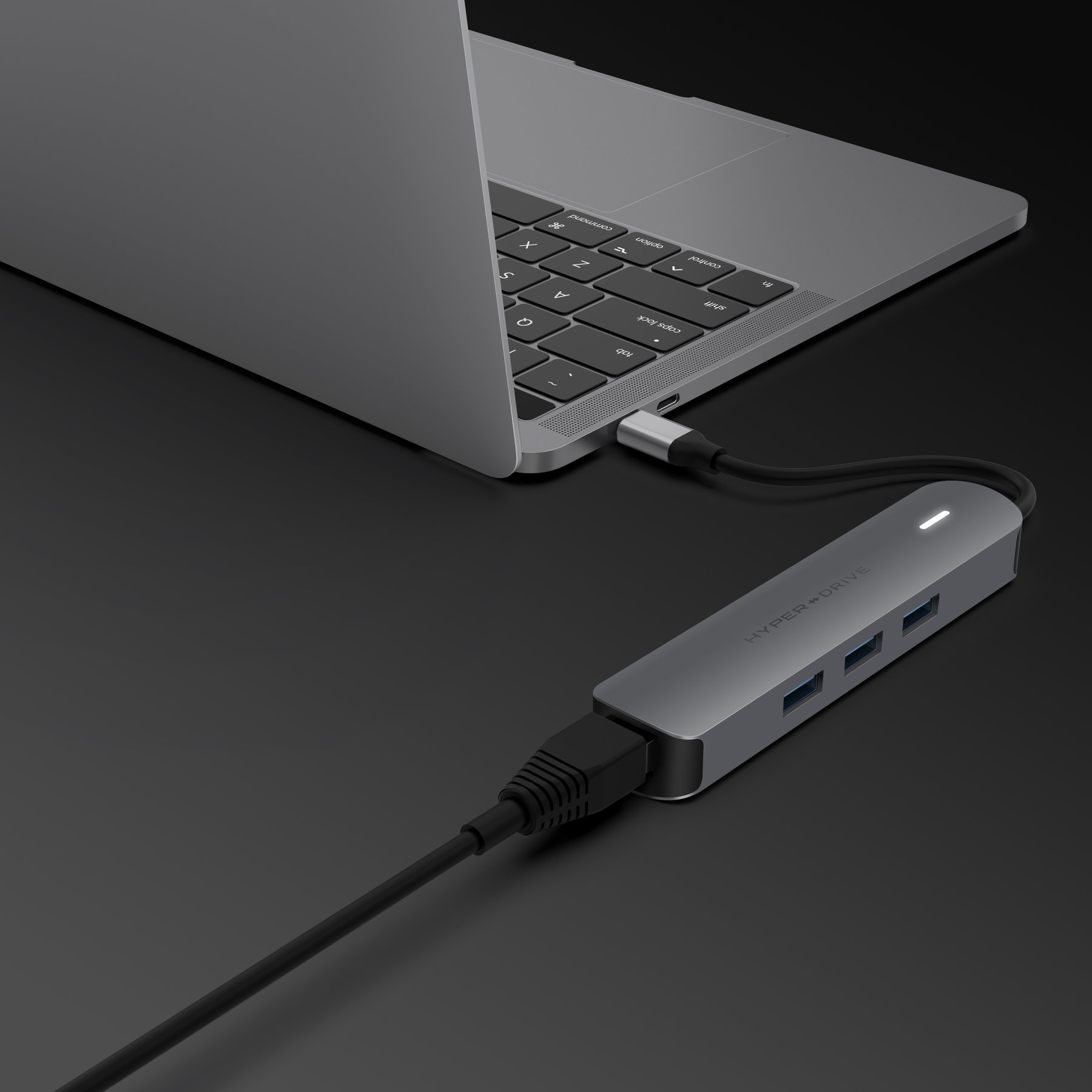 Cổng Chuyển HyperDrive 4K HDMI 6-in-1 USB-C Hub For MacBook/Ultrabook & USB-C Devices (HD233B)