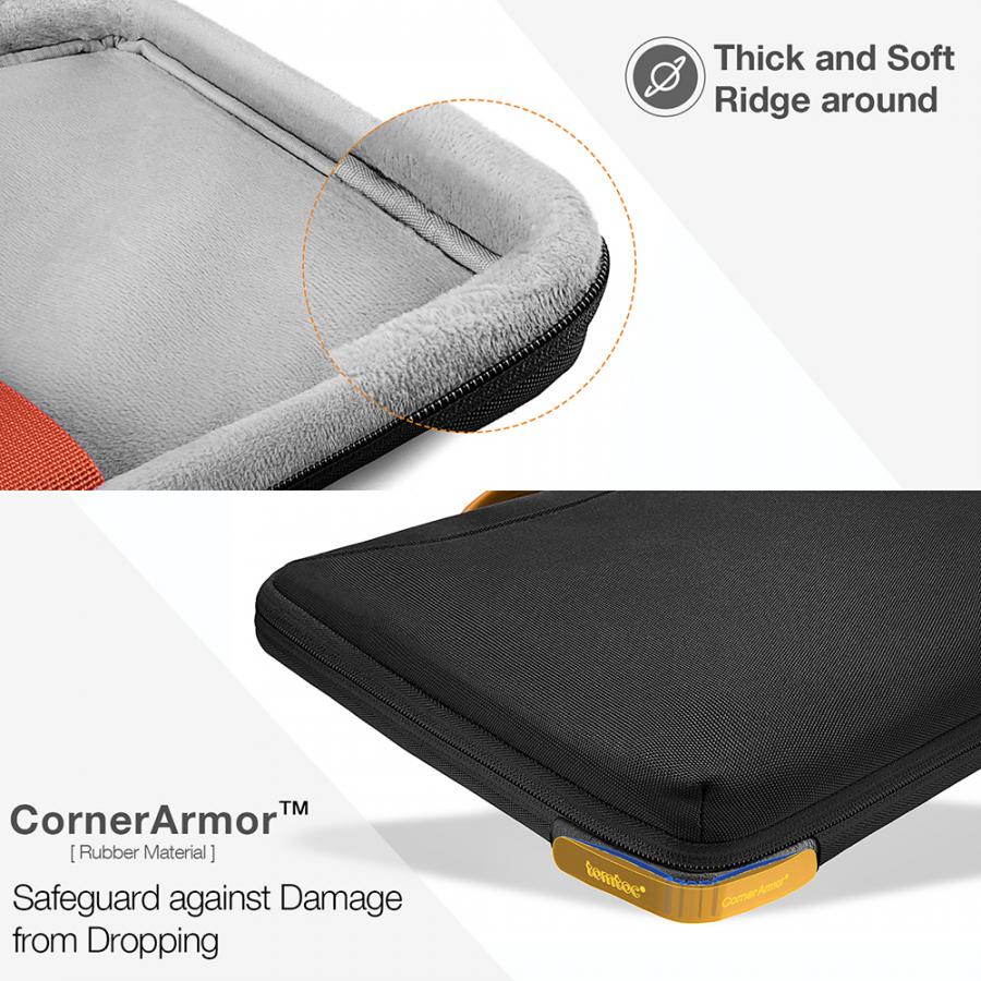 Túi Chống Sốc Tomtoc (USA) Spill-Resistant Macbook Pro 15'' - Black (A22-D01H02)
