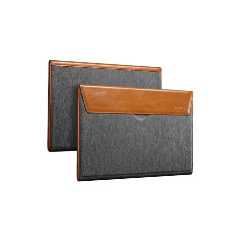 Túi Tomtoc (USA) Premium Leather For Macbook Pro/Air 13″ - Gray (H15-CO2Y)