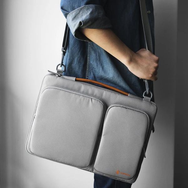 Túi Đeo TOMTOC (USA) 360* Shoulder Bags Macbook 15" - Silver (A42-E02S)