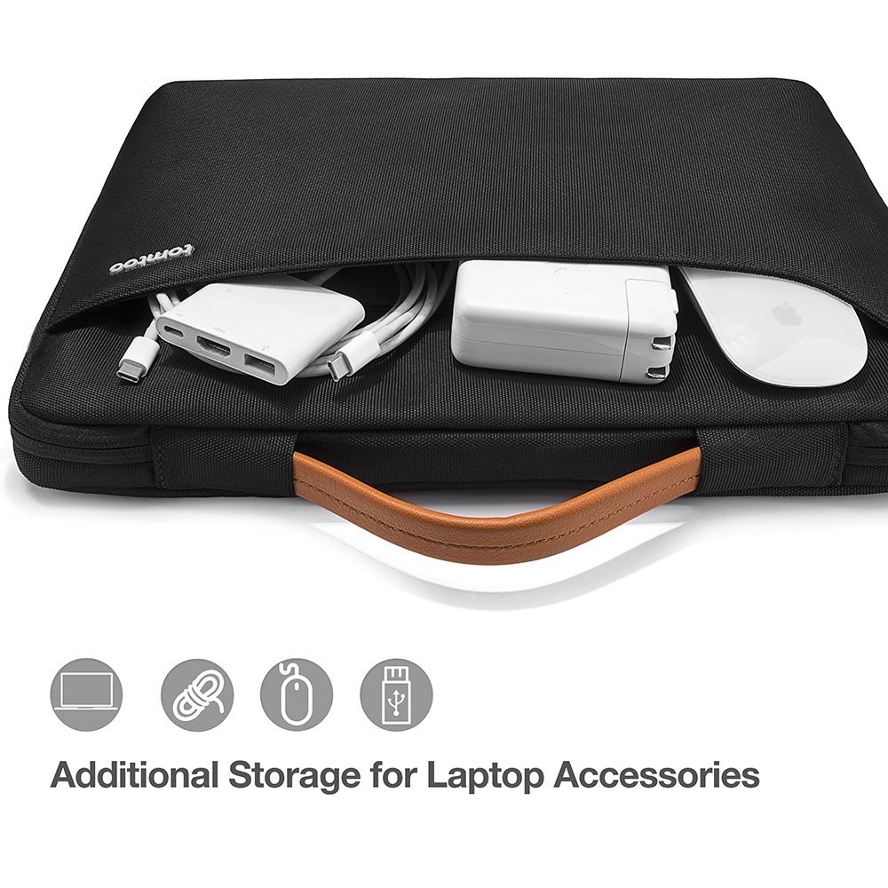 Túi Chống Sốc Tomtoc (USA) Spill-Resistant Macbook Pro 15'' - Black (A22-D01H02)