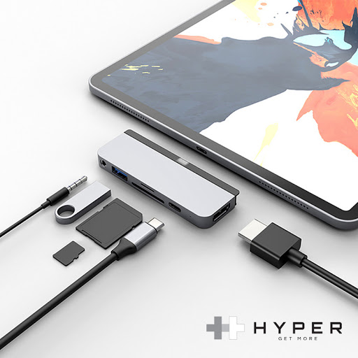Cổng Chuyển HyperDrive Duo 7-In-2 HDMI 4K60HZ With Cable USB-C Hub (HD28C)