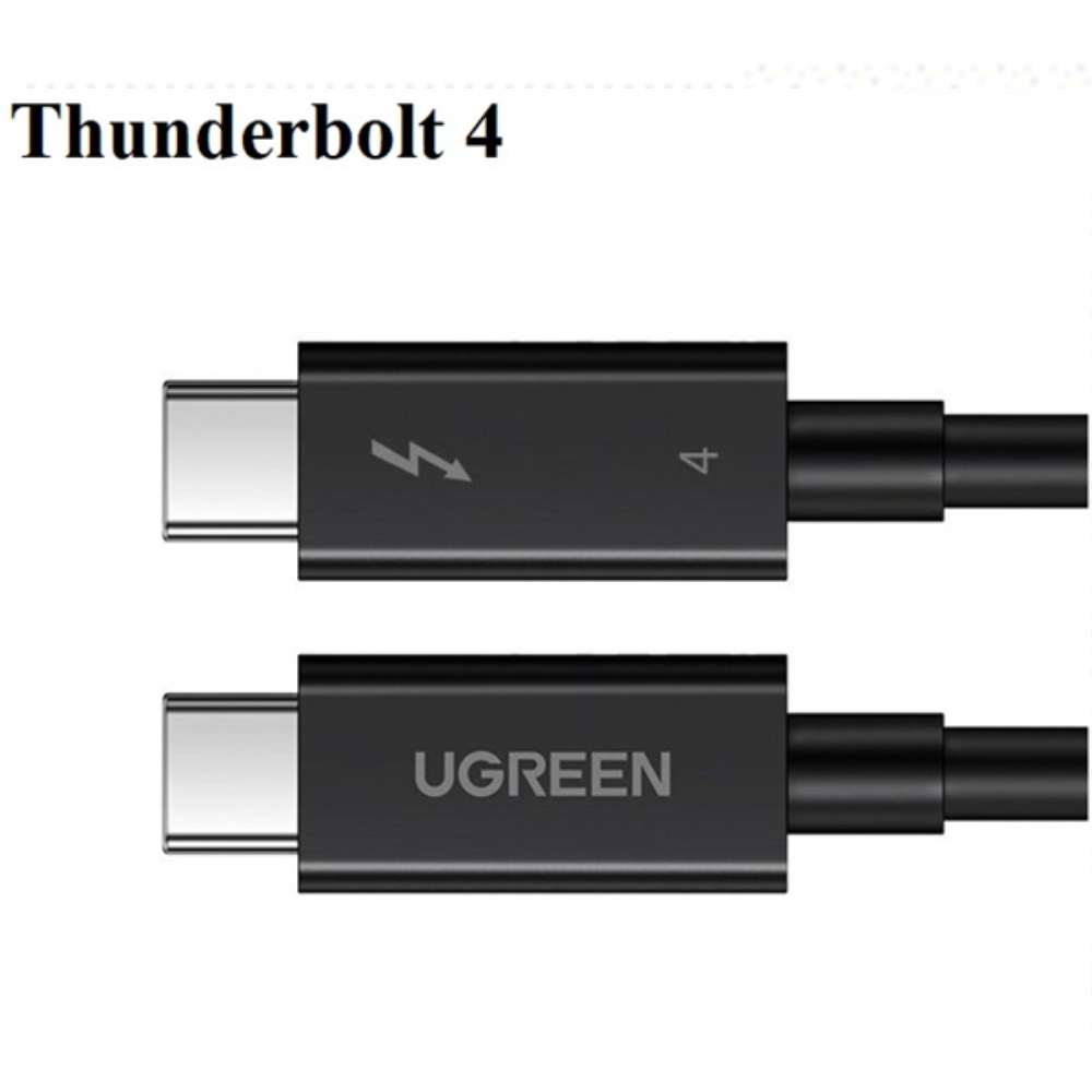 Cáp Thunderbolt 4 40Gbps 100W 2m Data Ugreen USS501