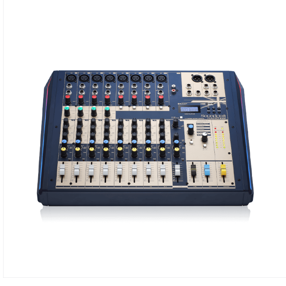 Mixer analog SOUNDCRAFT NANO M12BT Chính Hãng