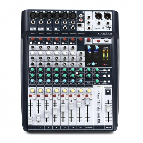 Mixer analog SOUNDCRAFT SIGNATURE10 - Hàng Chính hãng