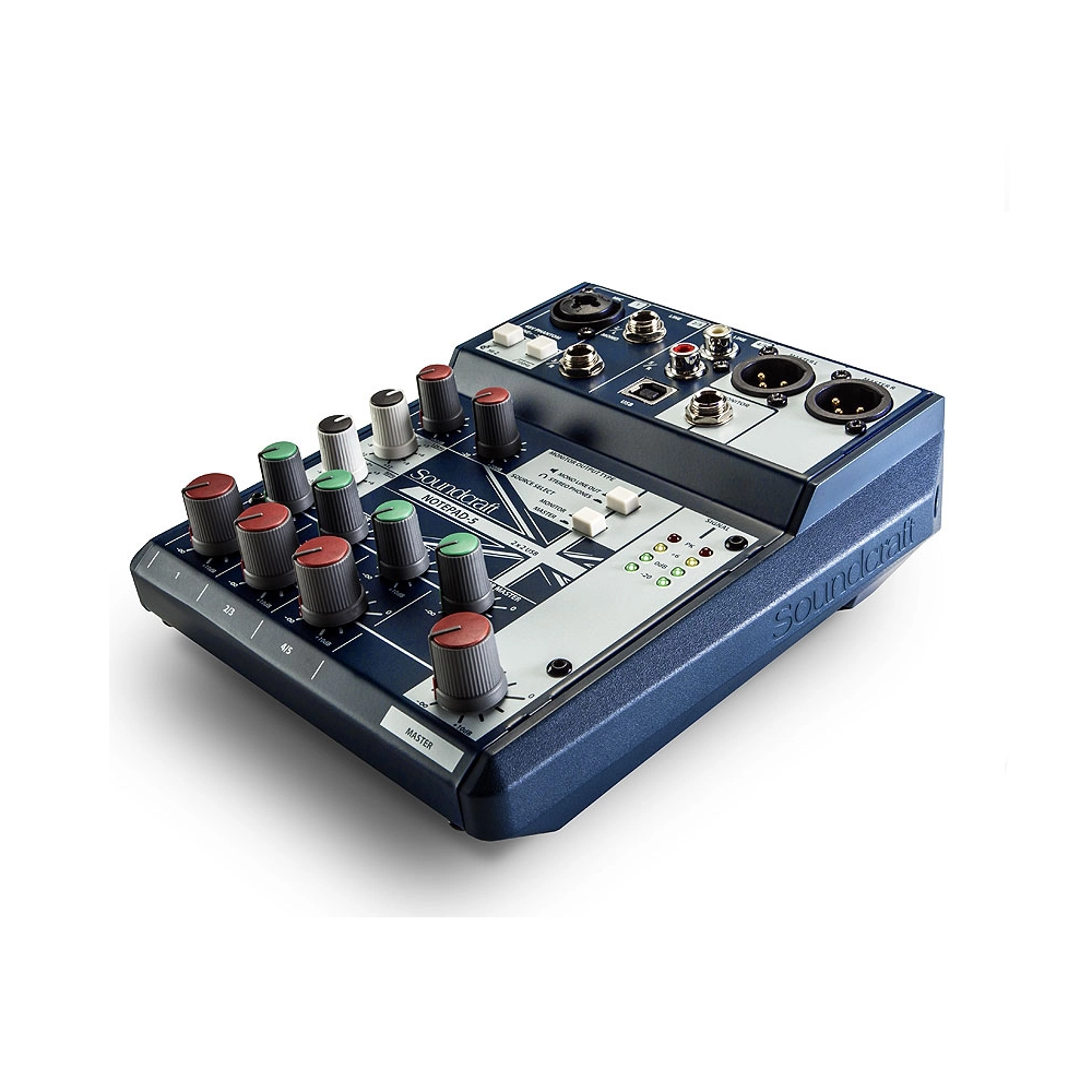 Mixer analog SOUNDCRAFT NOTEPAD-5 - Hàng Chính hãng