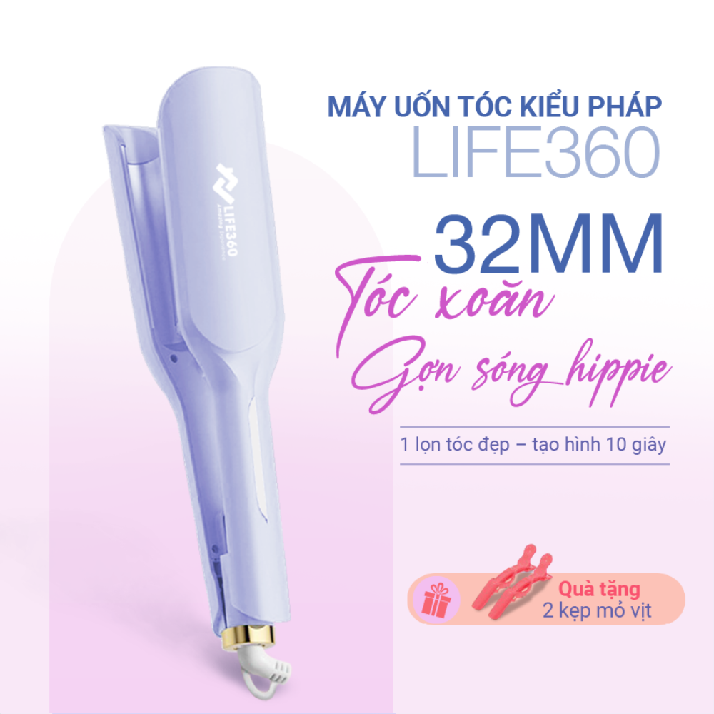 Máy Uốn Tóc Kiểu Pháp Life360 LF-MUP23