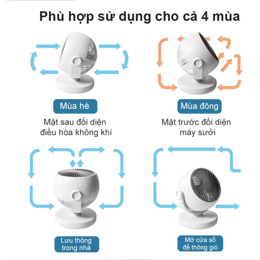 Quạt Tích Điện Mini Để Bàn Xiaomi Lydsto XD-ZMXHS02