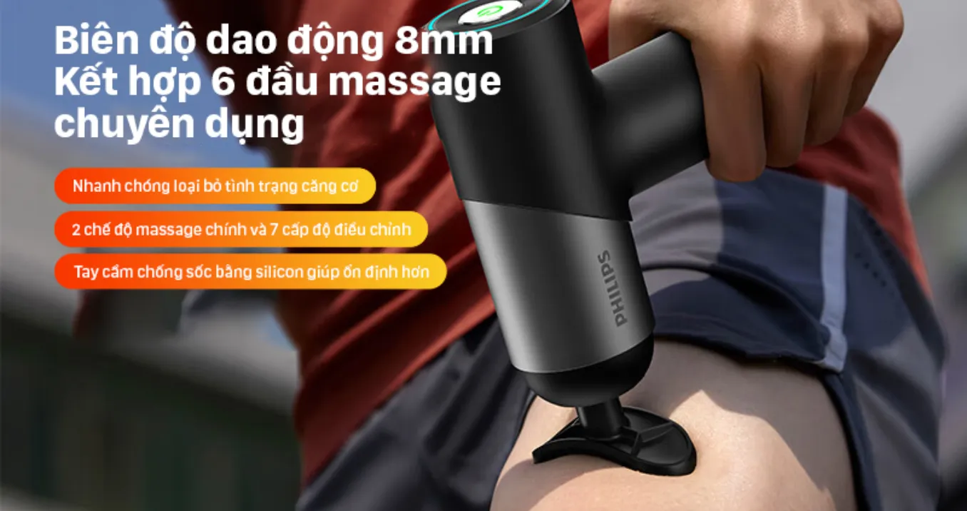 Súng Massage Fascial Gun Philips PPM7323