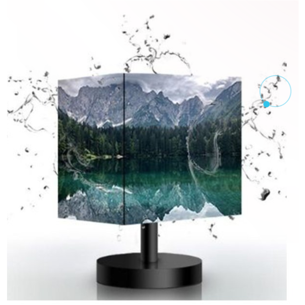 Khối Lập Phương Led Magic 3D 32cm 5 Mặt Ngoài Trời