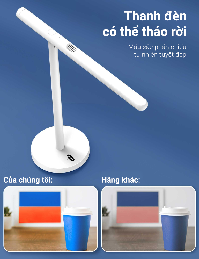 Đèn LED Chống Cận Có Pin TaoTronics TT-DL1010 10W Chính Hãng