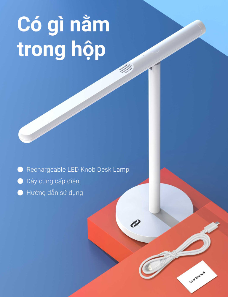 Đèn LED Chống Cận Có Pin TaoTronics TT-DL1010 10W Chính Hãng