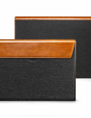 Túi Tomtoc (USA) Premium Leather For Macbook Pro/Air 13″ - Gray (H15-CO2Y)