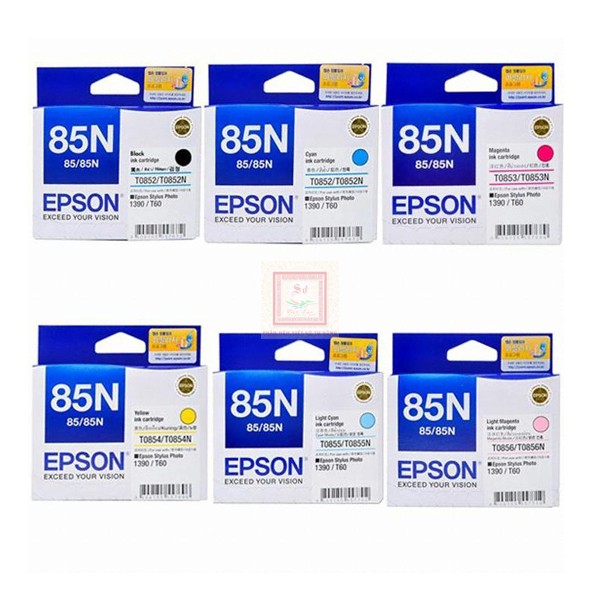 Mực in Màu Epson 85N- Hộp Mực Máy In Epson 1390 / T60 - Chính Hãng