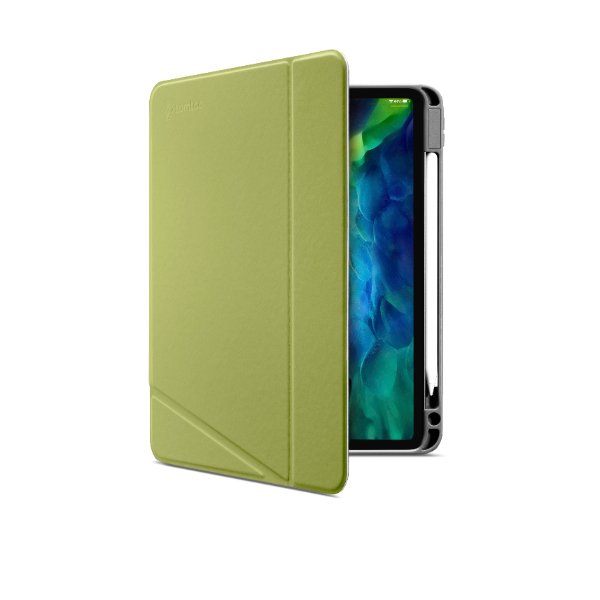 Bao Da TomToc (USA) Từ Tính  Đa Góc Smart-Tri Hỗ Trợ Sạc Không Dây Apple Pencial For Ipad Pro 12.9Inch Avocada ( B02-004T01)