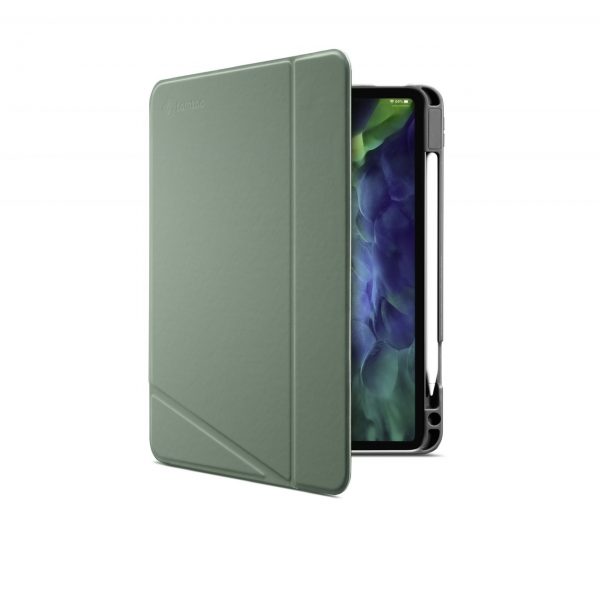 Bao Da TomToc (USA) Từ Tính  Đa Góc Smart-Tri Hỗ Trợ Sạc Không Dây Apple Pencial For Ipad Pro 11-inch Cactus (B02-003T02)