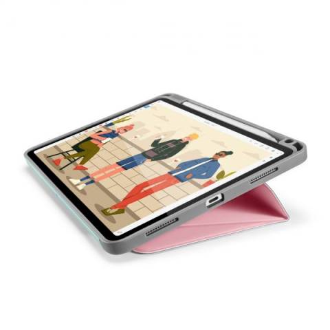 Bao Da TomToc (USA) Từ Tính Đa Góc Smart-Tri Hỗ Trợ Sạc Không Dây Apple Pencial For Ipad Pro 12.9-inch Sakura (B02-004T01)