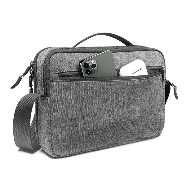 Túi Đeo Đa Năng Tomtoc (USA) Crossbody For Tech Accessories And Ipad 10.5/Pro 11Inch/Tablet/Notebook 11Inch Gray (H02-A01G)