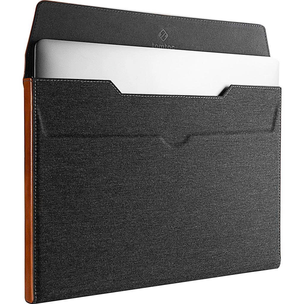 Túi Tomtoc (USA) Premium Leather For Macbook Pro 15″ - Gray (H15-E02Y)