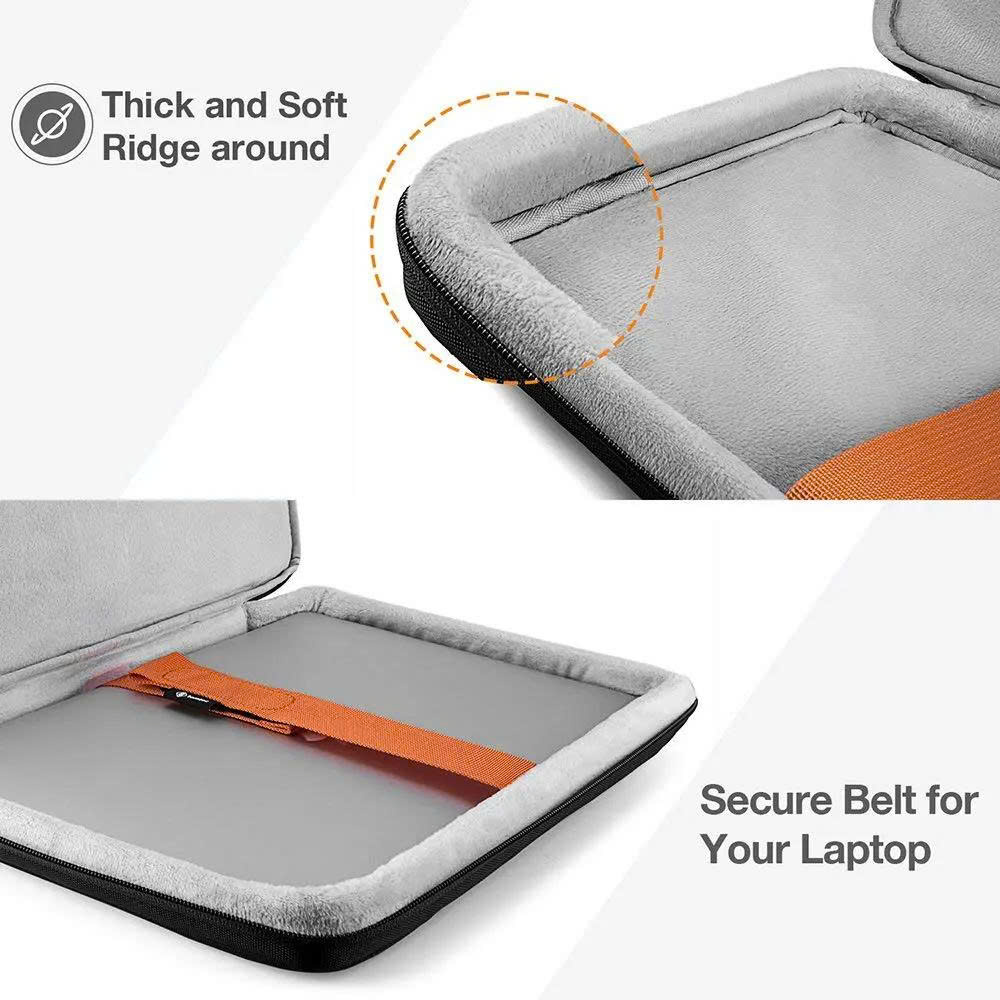 Túi Chống Sốc Tomtoc (USA) Spill-Resistant Macbook Pro 13'' - Black (A22-C02H01)