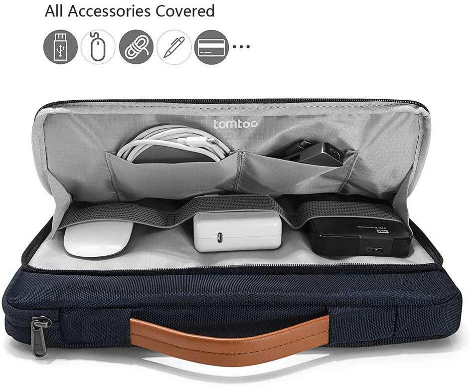 Túi Chống Sốc Tomtoc (USA) Briefcase Macbook Pro 15'' - Blue (A14-D01B)